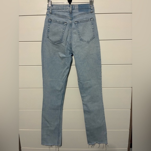 Abercrombie and fitch the 90s slim straight ultra high rise Sz 25/0L curve love - Picture 9 of 13
